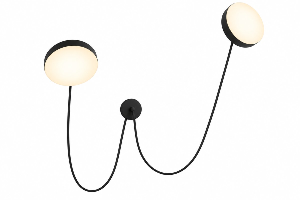Zidna svjetiljka FJL-018-W-2 2×10W 3000K crna