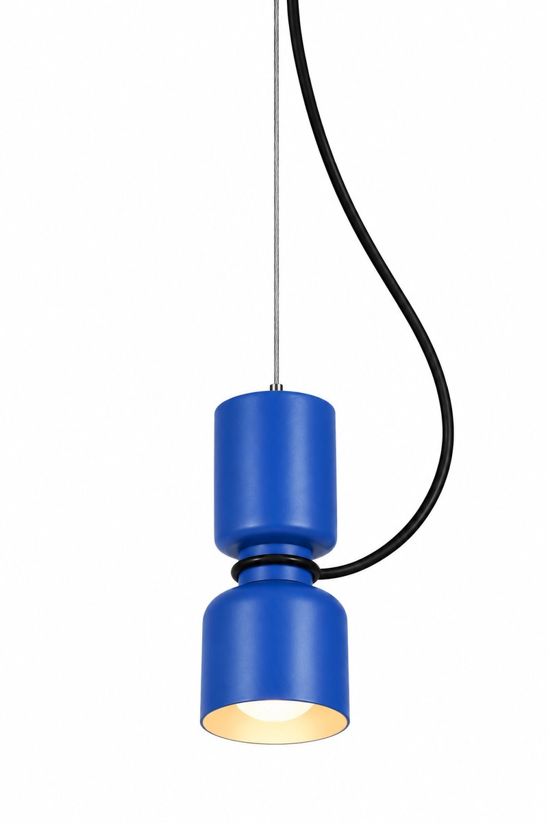 Visilica FJL-026-S-4 2×E27 plava