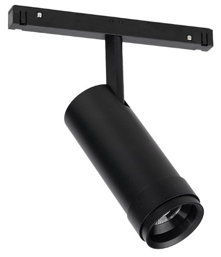 Magnetni reflektor 20W 3000K Ø58×152mm crni