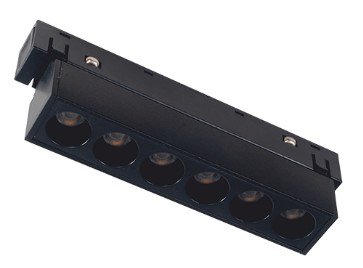Magnetni linearni reflektor 6W 3000K L112mm crni