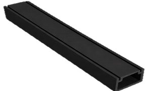 Aluminijumski profil nadgradni 0002/610-3 2m crni