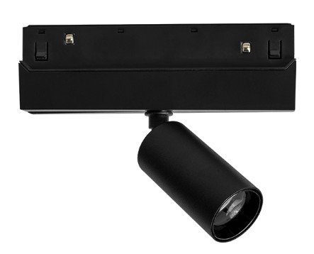 Magnetni mini reflektor 6W 3000K Ø30×60mm crni