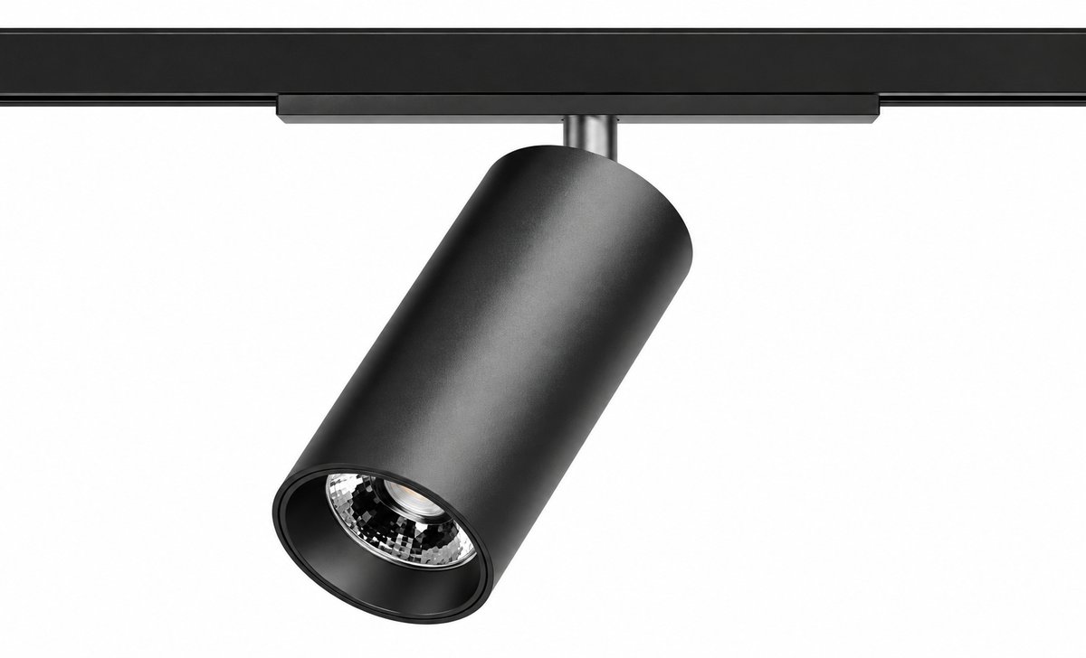 Magnetni reflektor 10W 3000K Ø45×100mm crni