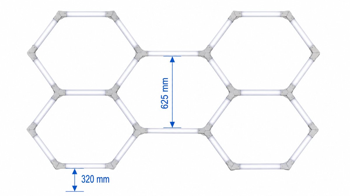 HEXA LED sistem 5 elemenata RGB