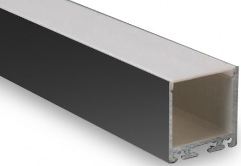 Aluminijumski profil nadgradni 32×25mm 2m crni