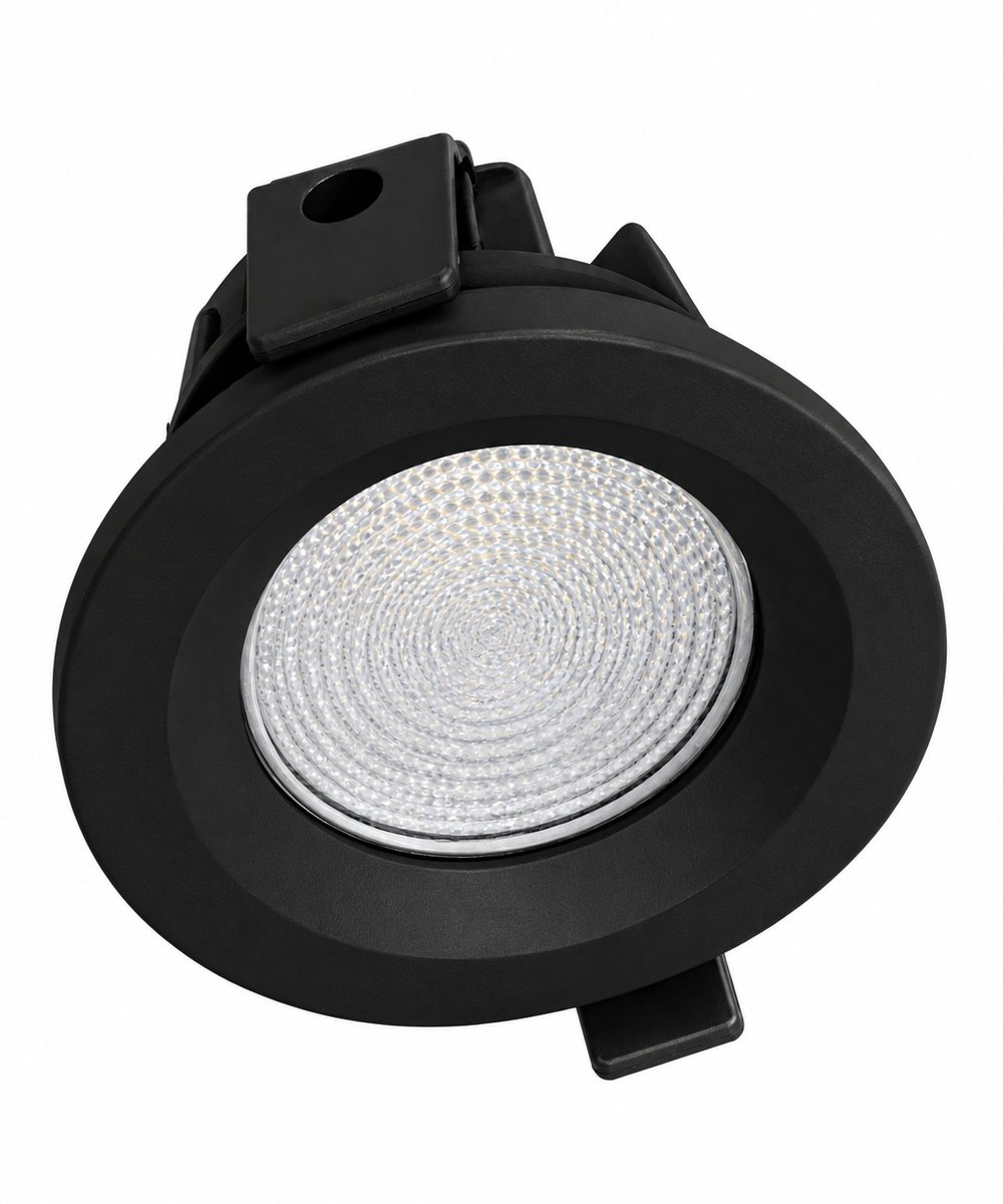 Ugradni LED downlight TENK 10 10W 3000/4000/6000K IP54 crni