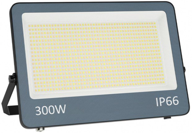 LED reflektor GN-FL913-300W 300W 3000/4000/6500K IP66 sivi