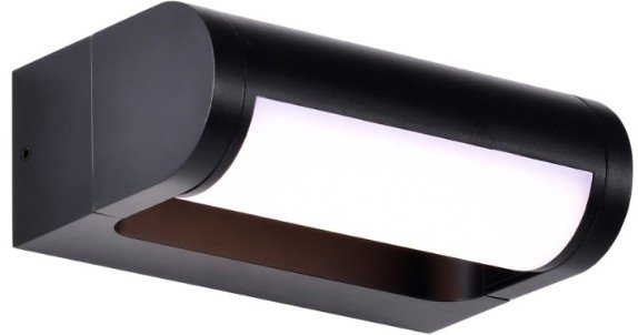 Zidna svjetiljka 1018 12W 3000K IP65 crna